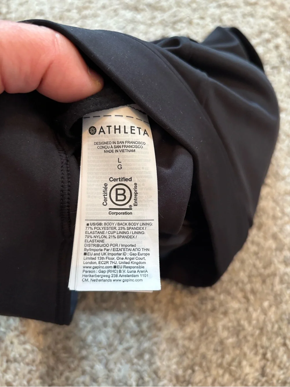 Athleta interval sports bra